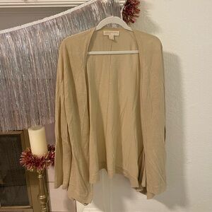 Michael Kors Light Tan Women's Cardigan Size XL